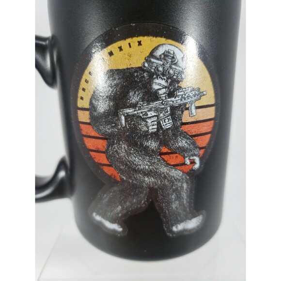 Black Rifle Coffee Company Mug Made in USA Large 15 oz BRCC Big Foot Sasquatch - Picture 2 of 14